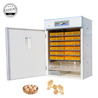 Incubateur pour œufs de poulet entièrement automatique, 1056 unités, grand capacité, pour commerce, en vente