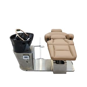 Fauteuil <span class=keywords><strong>de</strong></span> lavage <span class=keywords><strong>de</strong></span> cheveux Kisen <span class=keywords><strong>de</strong></span> qualité supérieure, mobilier <span class=keywords><strong>de</strong></span> spa capillaire, électrique, réglable et rotatif, personnalisable - Product Image 1