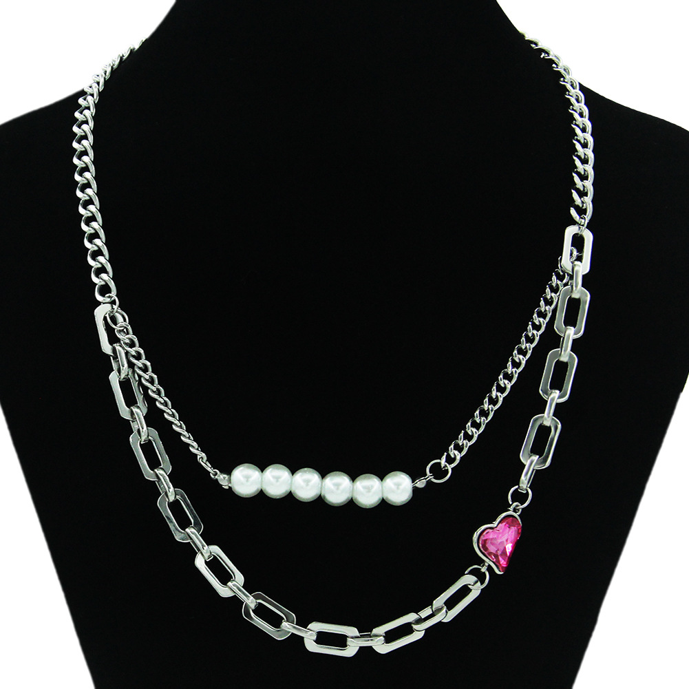 Colorful love necklace