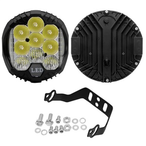 Projecteur de travail LED 7 pouces 50W, barre LED DRL, lampe combinée, phare antibrouillard pour 4x4, tout-terrain, SUV, VTT, tracteur, bateau, automobile - Product Image 3