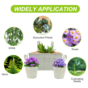 Jardinière suspendue en métal personnalisée, pot à fleurs suspendu, seau en zinc pour jardin, balcon, garde-corps, mur, jardinière extérieure - Product Image 4