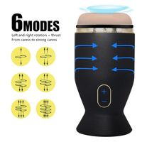 Automatischer Saugvibrator mit Realistischer Vagina, Männlicher Masturbationsbecher, Taschenmuschi, Sexmaschine, Masturbator für Männer