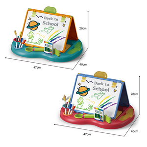 Double Side Kids Bảng Viết Trẻ Em Gấp Giá Vẽ Đa Chức Năng Vẽ Đồ Chơi - Product Image 6