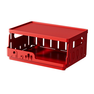 Desktop Bookshelf Folding <b>Storage</b> <b>Box</b> Multi Layer Office Desk Organizer Student Stationery <b>Storage</b> Tool - Product Image 5