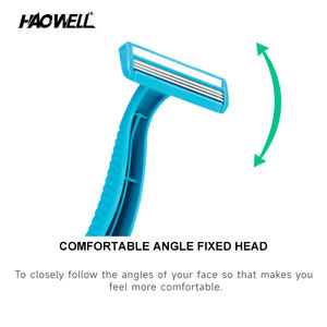 HW- F03 Triple Three 3 Cuchilla de afeitar desechable <span class=keywords><strong>Afeitadora</strong></span> de hoja afilada de acero inoxidable - Product Image 4