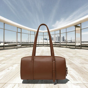 กระเป๋าบอสตันสะพายข้างสำหรับผู้หญิงหรูหราโลโก้ออกแบบได้ตามต้องการแฟชั่นวัสดุ PU สำหรับเดินทาง - Product Image 3