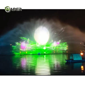 Al aire libre usando gráfico cortina de <span class=keywords><strong>agua</strong></span> película 3D holograma <span class=keywords><strong>agua</strong></span> pantalla fuente boquilla para proyección de película - Product Image 4