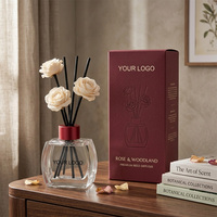 Diffuseur de parfum d'ambiance Rose Woodland 100ml pour la chambre à coucher, le salon, décoration