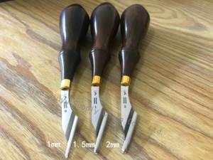 High-grade <strong>Leather</strong> Groover Walnut Wood DC53 Die Steel Adds Cryogenic Nitriding <strong>Process</strong> Professional Handmade <strong>Leather</strong> DIY <strong>Tools</strong> - Product Image 2