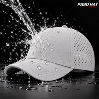 Casquette de sport en gros, casquette de baseball imperméable réglable à 6 panneaux unisexe pour adultes