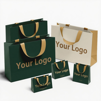 Pabrik Sablon Tas Kertas Ivory Board Logo Custom, Jual Langsung, Kualitas Tinggi untuk Tas Belanja Pakaian, Sepatu, Kaus Kaki