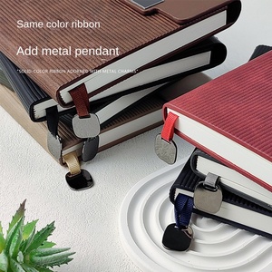 Carnet d'affaires personnalisable en PU de haute qualité A5 ligné avec reliure à la française pour réunions commerciales, journal de bord et cadeaux - Product Image 2