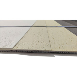Baldosa Flexible de Travertino <span class=keywords><strong>Gris</strong></span> Oscuro con Orificios Grandes para Revestimiento de Fachadas de Patios Exteriores - Product Image 2