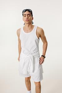 Camiseta Deportiva de Gimnasio de Secado Rápido, Ecológica, de Algodón Tejido, con Logotipo Personalizado, para Hombre, Estilo Hip Hop, Ligera, para Entrenamiento Físico - Product Image 5