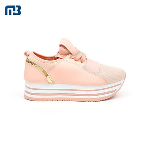 Nouveau style gros personnalisé 35-41 taille plate caché talons hauts dames plate-forme chaussures - Product Image 5