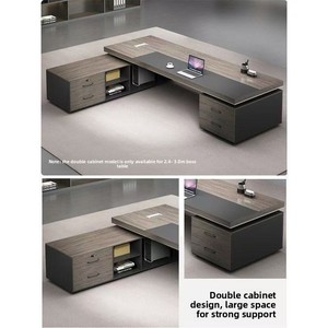 Stylish Ông Chủ bàn & văn phòng bảng thanh lịch sang trọng bàn điều hành cho Chủ Tịch, giám sát trong văn phòng - Product Image 4