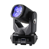 Projecteur de scène à tête mobile 4 yeux Super Beam, 9/15 canaux DMX, écran LCD, gradation 0-100%, stroboscope, lampe à effets pour DJ, bar, KTV, club