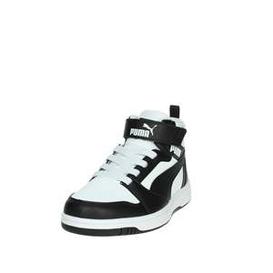 For Kids and <b>Boys</b> Lace-<b>Up</b> Cushioned Sneakers White Black High Top Casual Shoes - Product Image 6