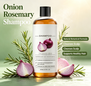 Onion Rosemary <b>Shampoo</b>, <b>Conditioner</b> & Hair Oil Set – Nourishing, Smoothing, Moisturizing & Deep Cleansing Hair Care - Product Image 4