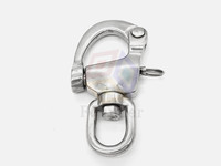 Manille en acier inoxydable 304 et 316 avec mâchoire pivotante