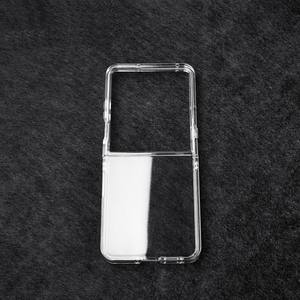2025 clair acrylique Transparent dur PC pliant étui de téléphone portable pour Motorola <span class=keywords><strong>Moto</strong></span> Razr 60 Ultra Razr50 étuis de couverture arrière - Product Image 1
