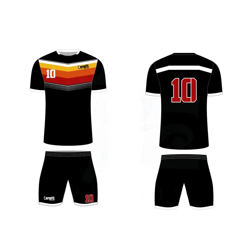 Benutzer definierte neue Saison Quick Dry Jersey Fußball trikot Herren Kleidung Uniform Sublimation Fußball Trikot Set Kits Fußball bekleidung
