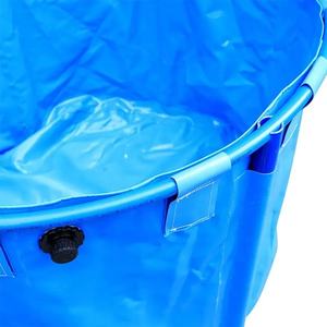 Professionelles <span class=keywords><strong>Design</strong></span> Aquarium runder faltbarer Fischbehälter mit Pvc-Ständer Kunststoff Fischfarmtank - Product Image 4