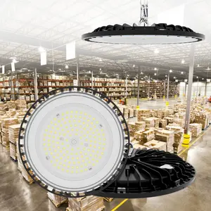 IP65 Waterproof100W 150W 200W 300W UFO LED High Bay Industrial Workshop Warehouse High Bay Lamp