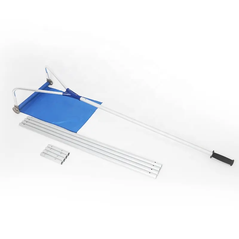 Инструмент для удаления грабли для снега с регулируемой телескопической ручкой и широкой головкой и слайдом для уборки снега