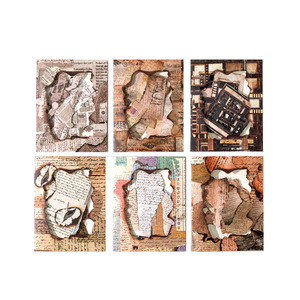15 Pegatinas Autoadhesivas con Barniz Brillante por Paquete, Colección de Detalles Omitidos, Decoración Navideña Retro Cortada con Láser - Product Image 5
