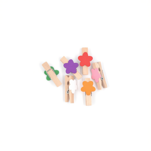 Ilan Mollette di Legno a Forma di Fiore 3,5 cm per Artigianato e Decorazioni - Product Image 2