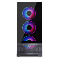 2023 nuevo diseño Gaming Computer Cases Towers caja de PC de dos lados Panel de vidrio templado gabinete de juegos
