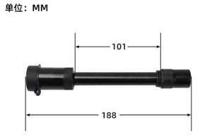 Enganche de <span class=keywords><strong>Remolque</strong></span> Ajustable para Receptor de 2 Pulgadas, Caída/Elevación de 6 Pulgadas, Enganche de Aluminio para Camioneta con Candado de Acero Inoxidable - Product Image 5