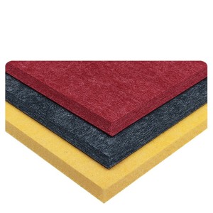 Panneaux acoustiques en polyester écologiques grand format avec une réduction du bruit <span class=keywords><strong>de</strong></span> 90 %, ignifuges, pour studios et cinémas, certifiés CE - Product Image 2