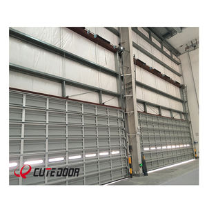 <span class=keywords><strong>Porte</strong></span> <span class=keywords><strong>sectionnelle</strong></span> à peau unique de conception <span class=keywords><strong>industrielle</strong></span> pour les usines et les centres logistiques en alliage d'aluminium - Product Image 5