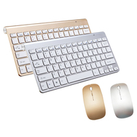 2025 moins cher vente chaude Ultra-mince 2.4G clavier de jeu sans fil et souris Combo 24gh pour mac iPad Android ordinateurs