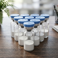 Entrepôt américain, expédition en 24h, faible MOQ, échantillon de test, poudre cosmétique brute en vrac NAD+ et peptides, emballée en flacons en verre, livraison sécurisée