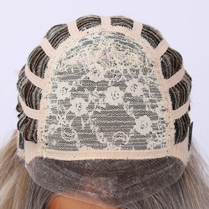 Nouvelle mode 2026 Perruque bouclée dégradée brune en dentelle synthétique 15,5*4cm Élégante SM9203 Appelz-moi pour confirmer l'inventaire - Product Image 3