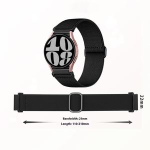 Nueva Correa de Reloj de Nailon Ajustable Personalizada de 22 mm para Relojes Inteligentes Samsung Galaxy, Huawei y Xiaomi - Product Image 2