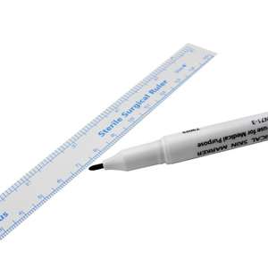 Marqueur cutané chirurgical pour tatouage des sourcils, piercing, marqueur cutané stérile, stylo de positionnement chirurgical, <span class=keywords><strong>point</strong></span> d'acupuncture - Product Image 1