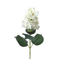 Gros Luxe Grand Blanc Vert Rose Bleu Real Touch Hortensias Fleur Soie Fleurs Artificielles Hortensia Pour Mariage