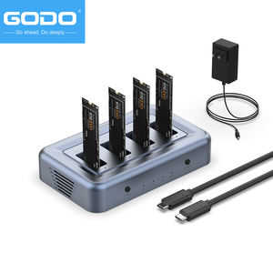 Station d'accueil externe GODO NVMe SATA M.2 double baie avec clonage hors ligne <span class=keywords><strong>USB</strong></span>-<span class=keywords><strong>C</strong></span> haute vitesse pour copie de données, <span class=keywords><strong>duplicateur</strong></span> SSD NVMe SATA - Product Image 2