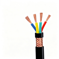 Câble blindé RVVP 2/3/4/5/6/7/8/10 conducteurs 18 20 22 28 17 15 AWG, fil de cuivre nu isolé PVC, câble d'alimentation industriel