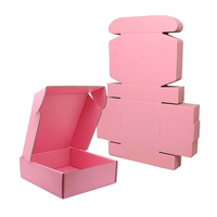 Boîte en carton ondulé personnalisée avec logo imprimé, emballage plat pliable en kraft pour l'emballage