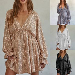 Nouvelle robe décontractée en mousseline imprimée pour jeunes femmes, coupe ample - Product Image 2
