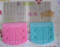 Peigne à quilling en papier, support pour origami, crée des boucles de papier pour l'artisanat DIY, qualité améliorée du peigne à quilling bleu