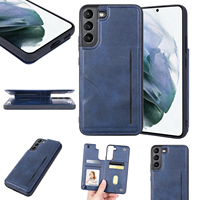 Pour Samsung Galaxy S22 5G étui portefeuille pour femmes et hommes étui de téléphone à rabat magnétique en cuir avec porte-carte de crédit