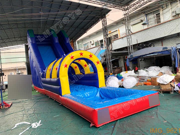 Jooeer Toboggan Aquatique Gonflable Géant 487 Cm | Slip N Slide Jardin Avec 3 Bodyboards | Jeu Piscine Extérieur Été Enfants 5-12 Ans | Fun Rafraîchissant Famille