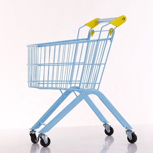 Panier <span class=keywords><strong>de</strong></span> supermarché en métal chromé pour enfants, Mini-supermarché, <span class=keywords><strong>design</strong></span> personnalisé à vendre - Product Image 3