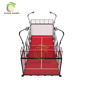 <span class=keywords><strong>Campo</strong></span> de deporte de Pádel para niños de 3 a 10 años Cancha de Pádel para niños Proveedor de mini Cancha de Pádel panorámica completa - Product Image 6